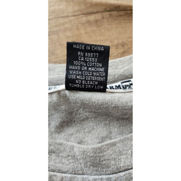 Vintage Phat Farm XXXL Long Sleeve Graphic Tee Y2K Gray Red - Picture 4 of 7